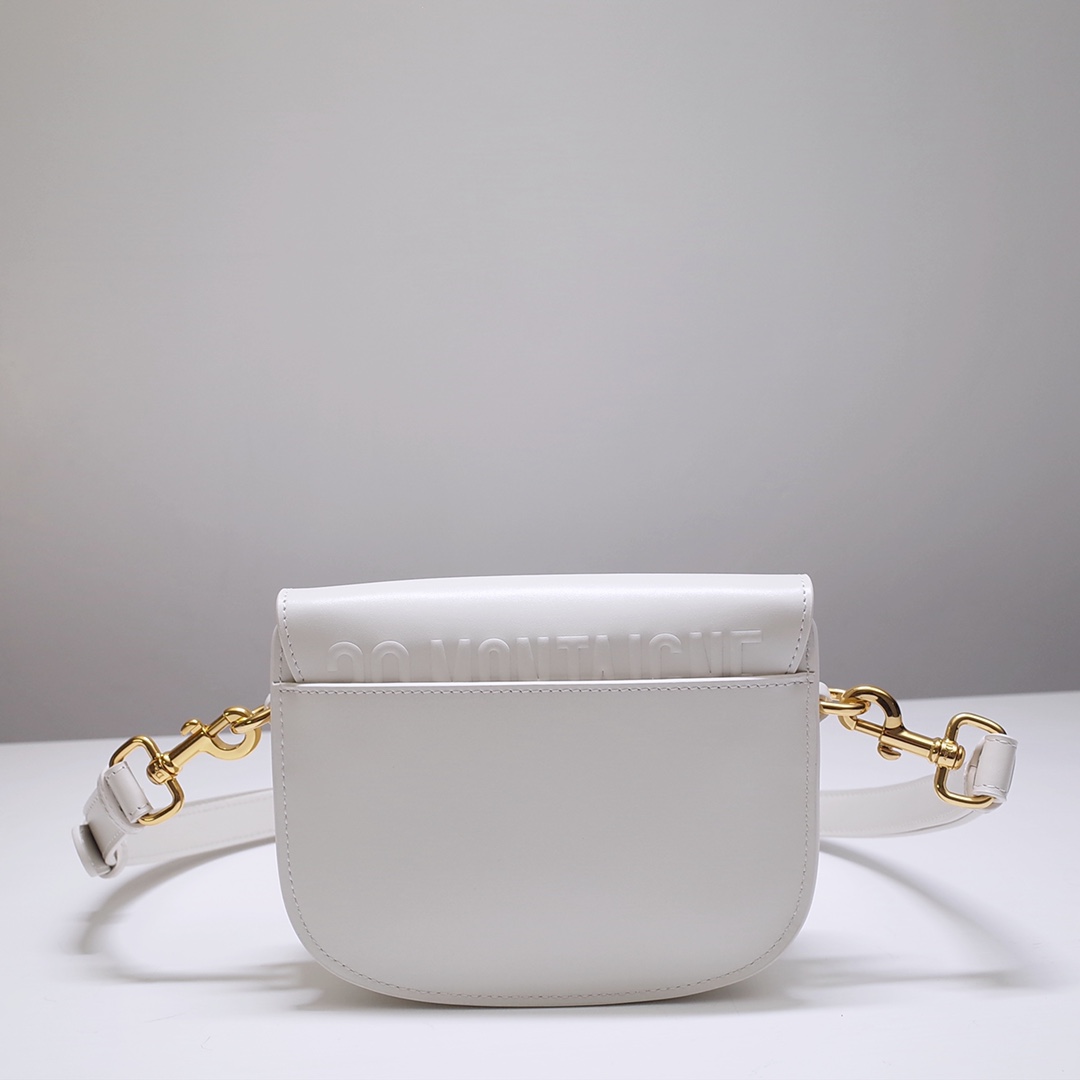 Mini Dior Bobby Bag White Box Calfskin